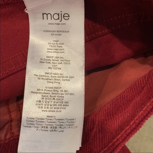 Maje Paris Flared Corduroy Jeans - Picture 5 of 5